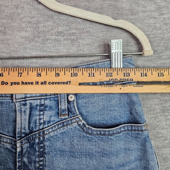 Madewell THE PERFECT MID-LENGTH JEAN SHORTBlueWomen's Size 25 - Picture 7 of 10